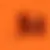 megaphone on orange background